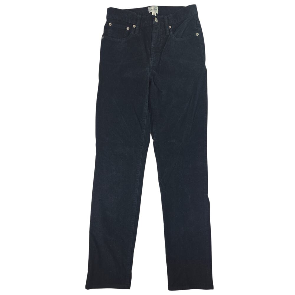 J.Crew | Black 9" Vintage Straight Corduroy Pants | Size 26T